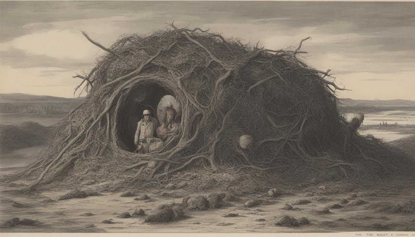 Surreal Nest of an Unexploded Scotsman