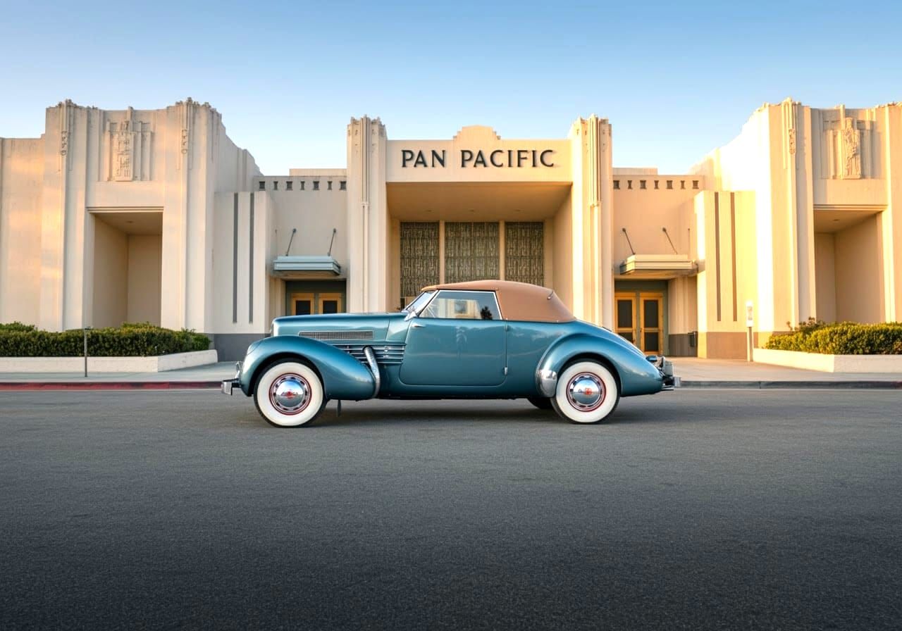 Cord 812 Phaeton at Pan Pacific Auditorium