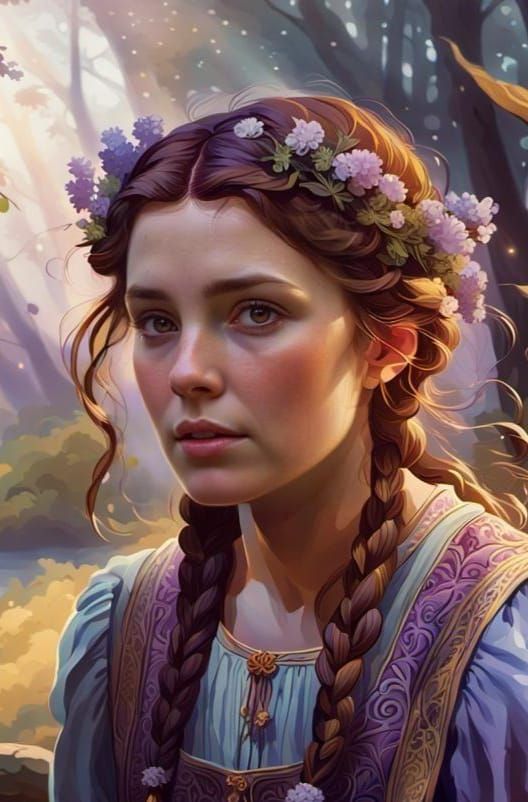 Enchanting Pioneer Woman Transformed in Whispers of Fantasy