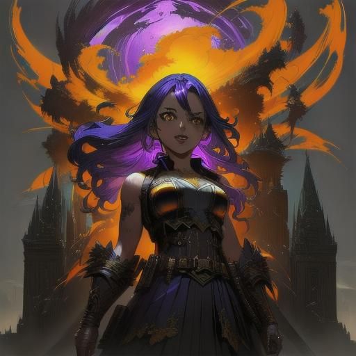 Poisoned Witch: Dark Fantasy Comic Book Art