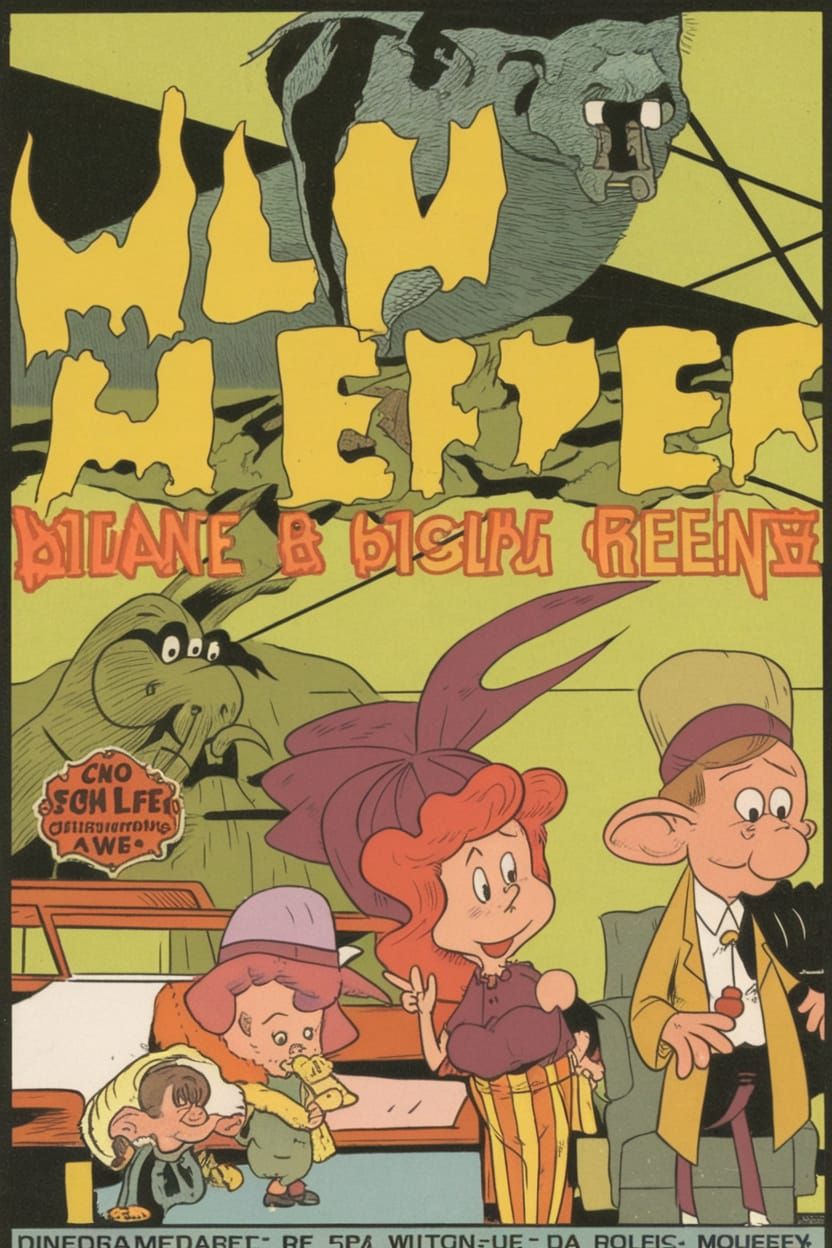 Vintage-Inspired Comic Strip Art: Plus-Size Fashion in a 193...