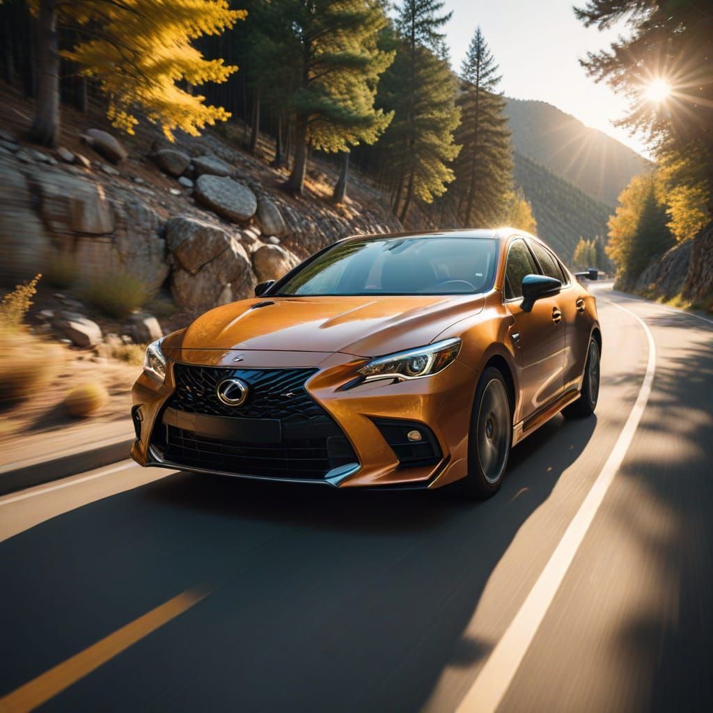 Thrilling Car Chase Unfolds on Winding Mountain Road in Cine...