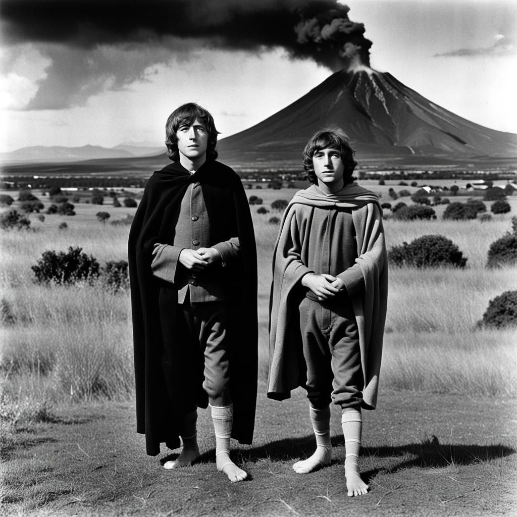 John Lennon as Frodo Baggins in 1960s LOTR