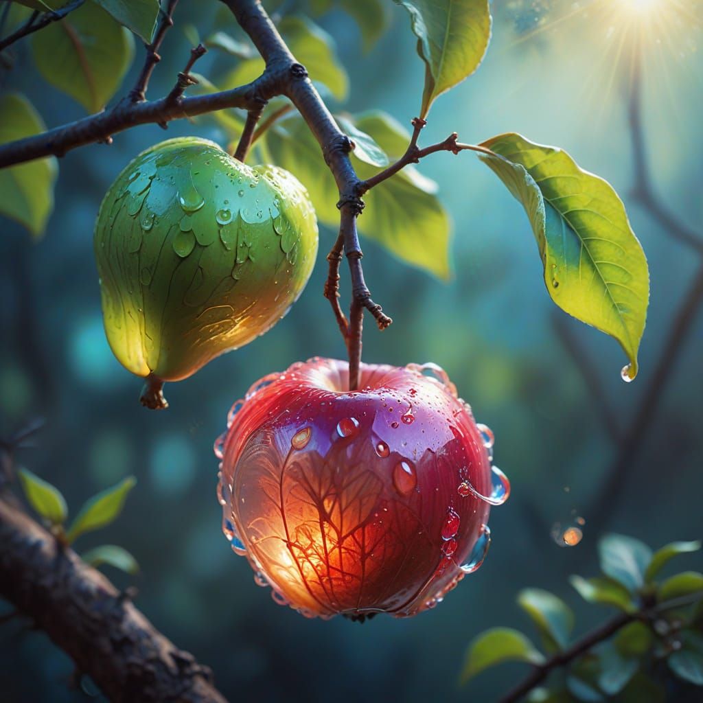 Vibrant Still Life in Oil Painting Style