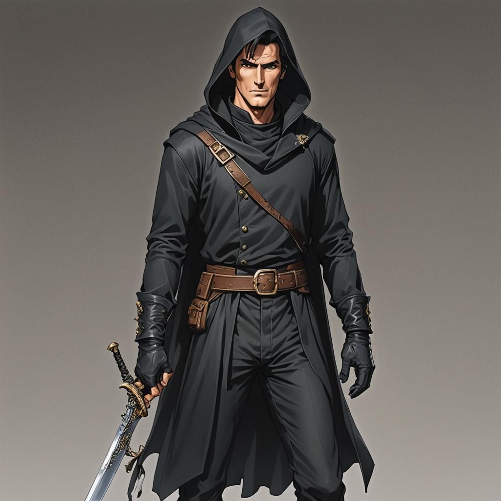 Young Bruce Campbell as Medieval Anime Thief