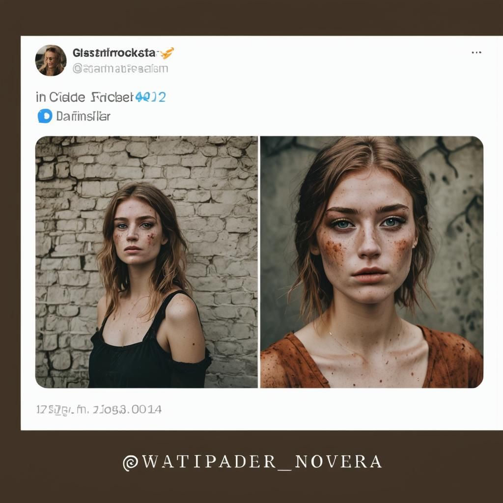 Gritty Cinematic Portrait of a Smoking Girl