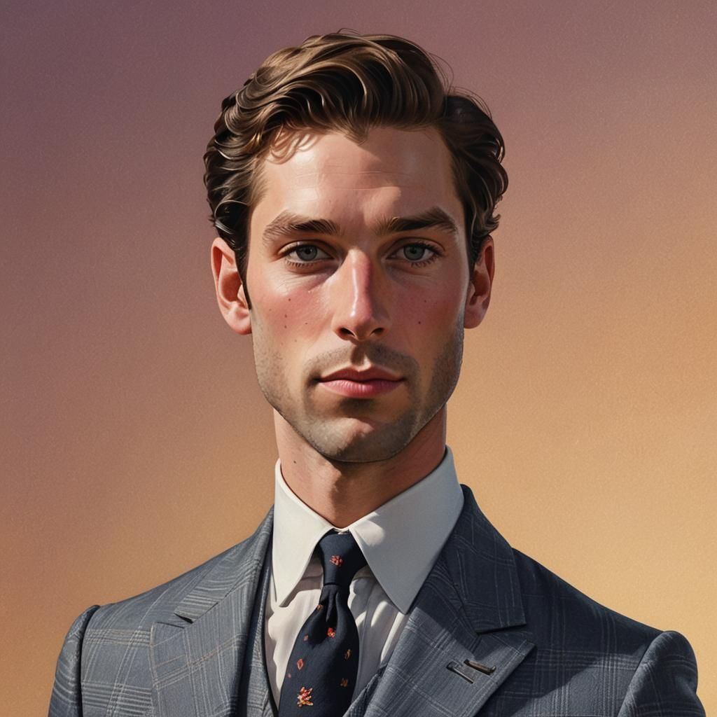 Prince Louis of Wales as an Adult: Hyperrealistic Portrait