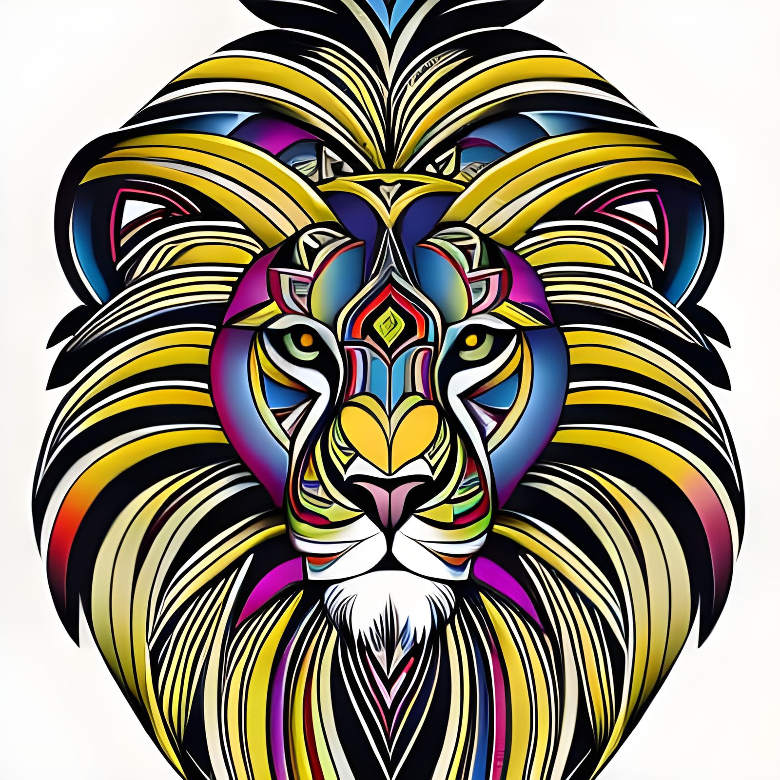Lion Head Tattoo Design