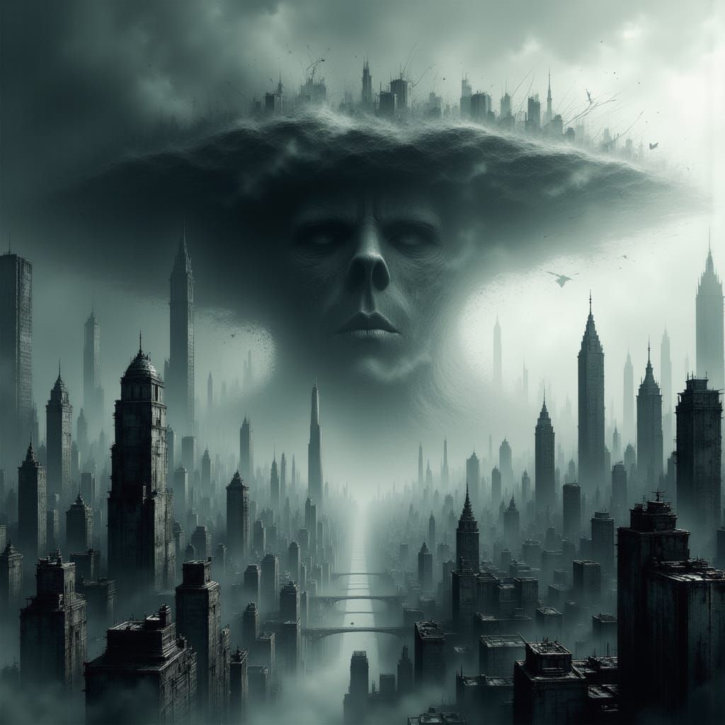 Colossal Cyclone Devastates Metropolis in Hyperrealistic Ren...