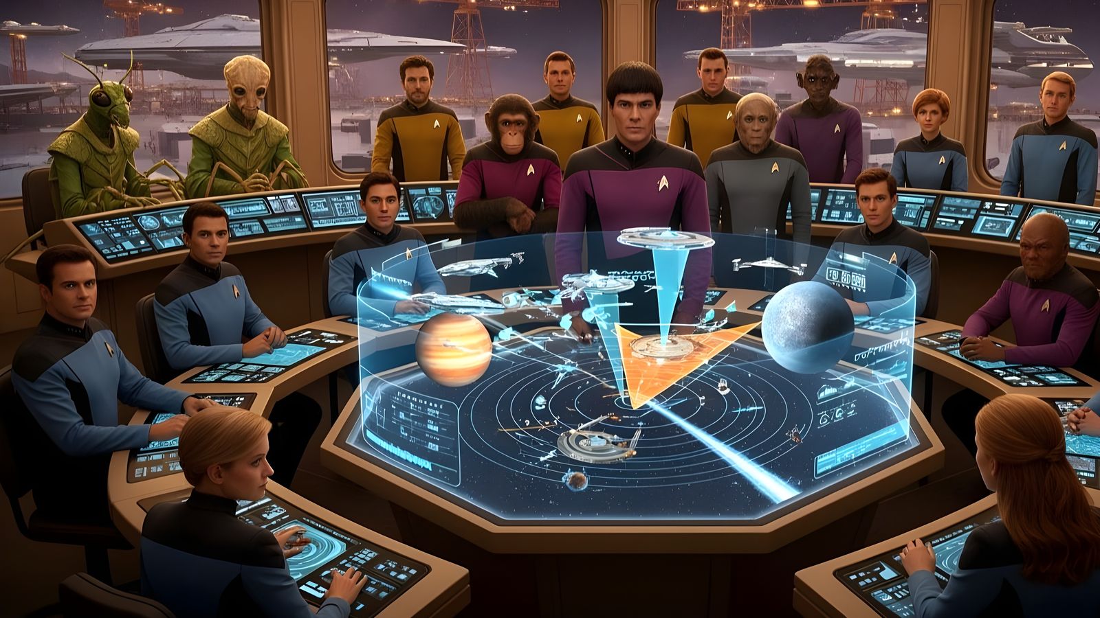 Starfleet Academy Classroom at Utopia Planitia Shipyards