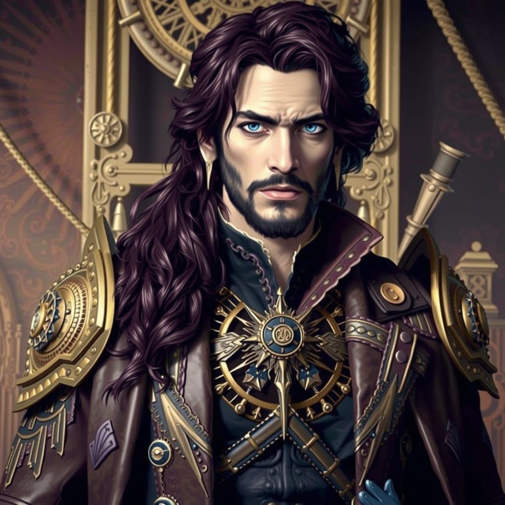 Steampunk Pirate Figure with Atlantis Influences