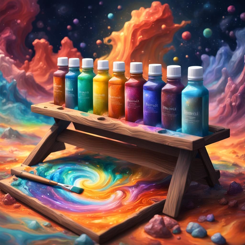 Nebula Paint Palette Creates Fantasy Landscape