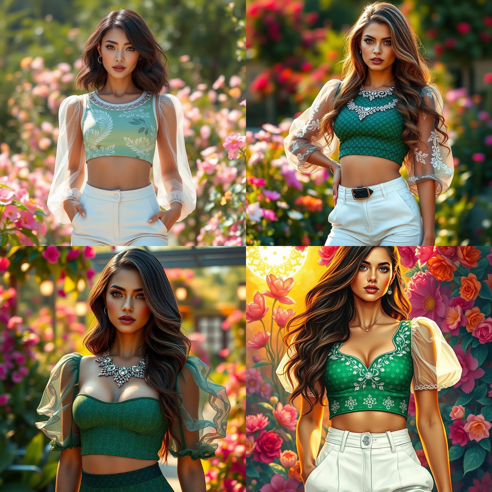 Elegant 3D Avatar in Graffiti Splash Art Style