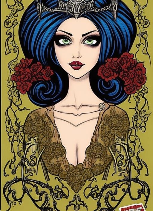 Hooded Alien Creature with Red Hair