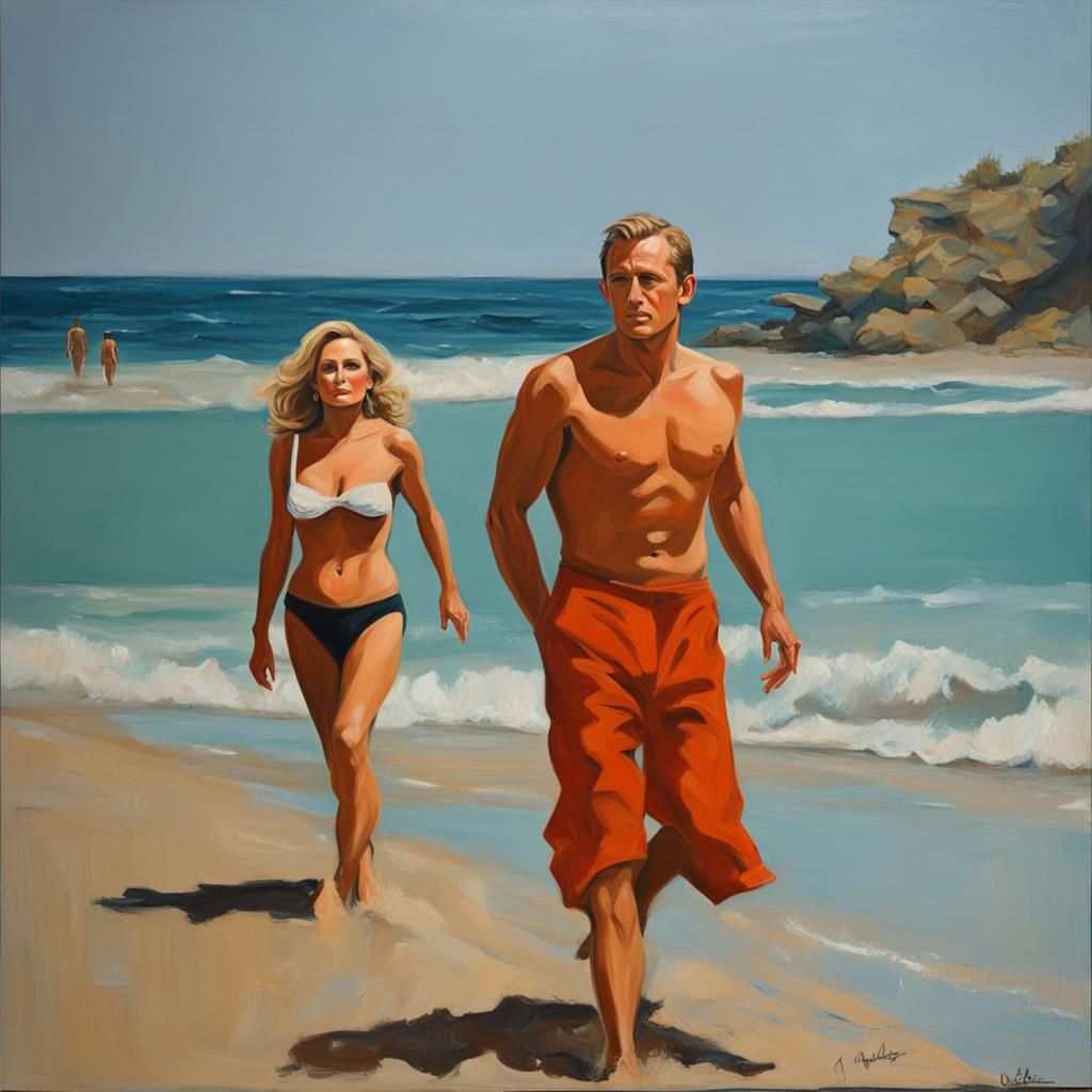 "You are not Sean Connery." "Bond is now blonde, Ursula darl...