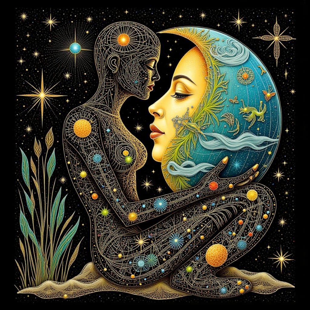 Night and the Ocean's Moon