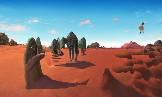 Abstract Trippy Image Generated by AI