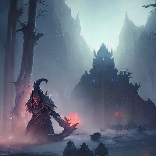 Sinister World of Warcraft Landscape