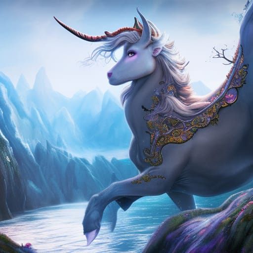 The Last Unicorn: Detailed Matte Painting