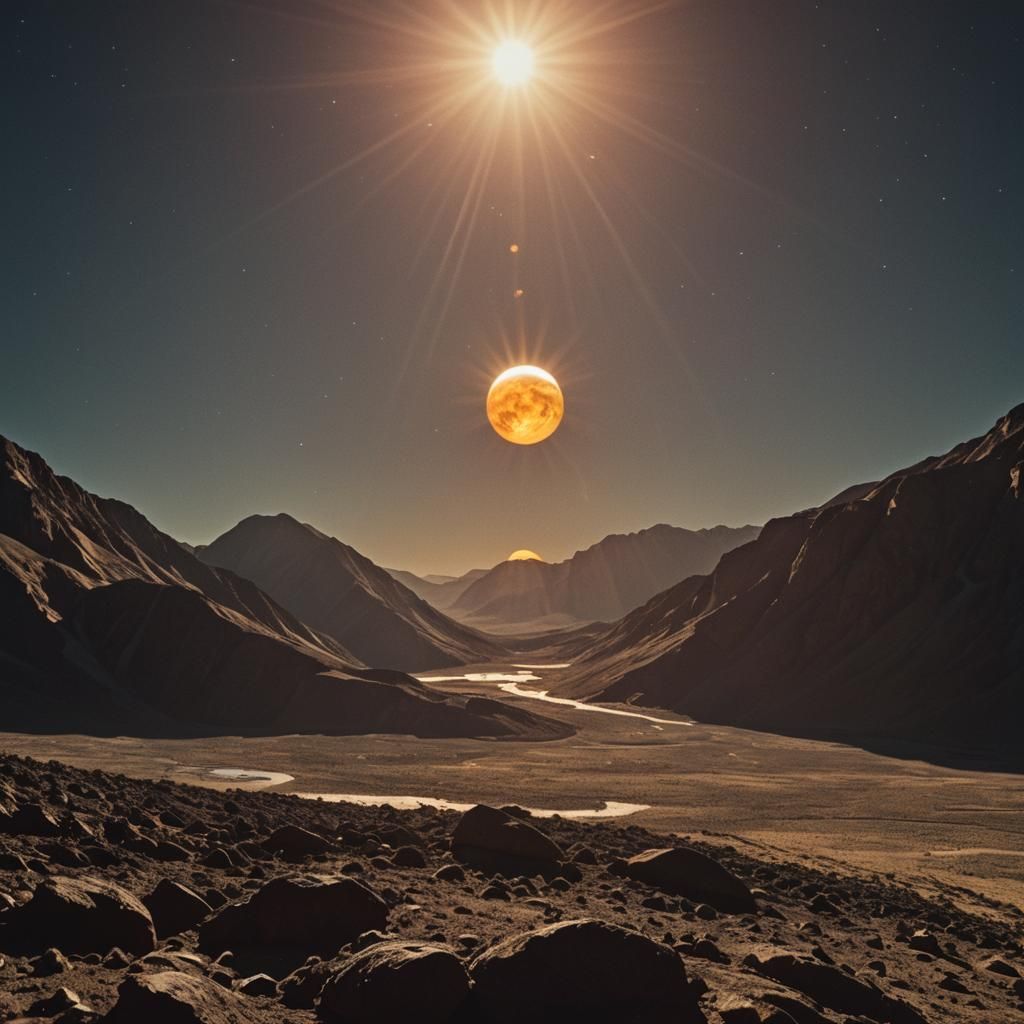 Earth Blocks View of the Sun