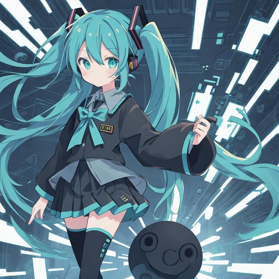 Hatsune Miku Anime Manga Scan Art