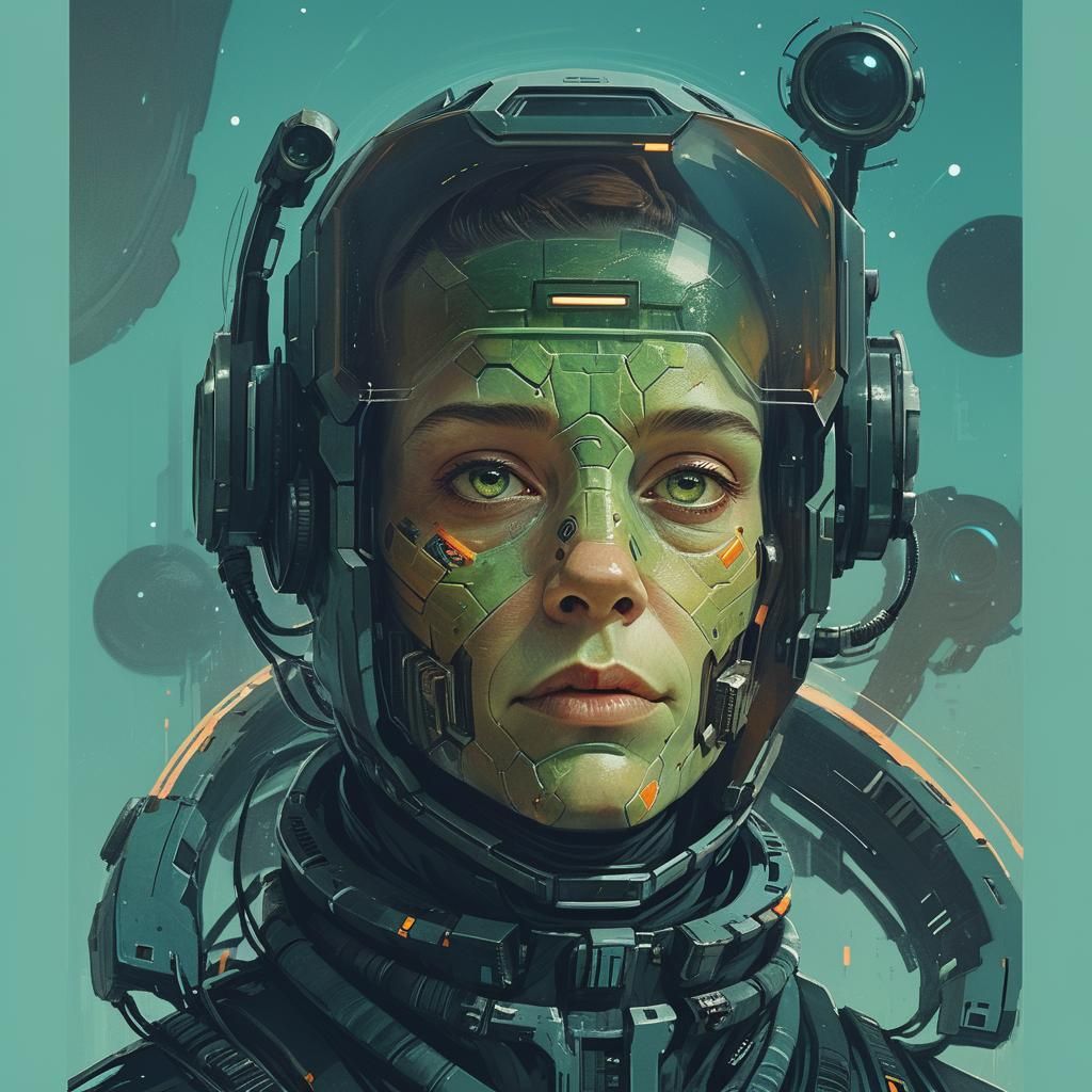 Futuristic Sci-Fi Portrait