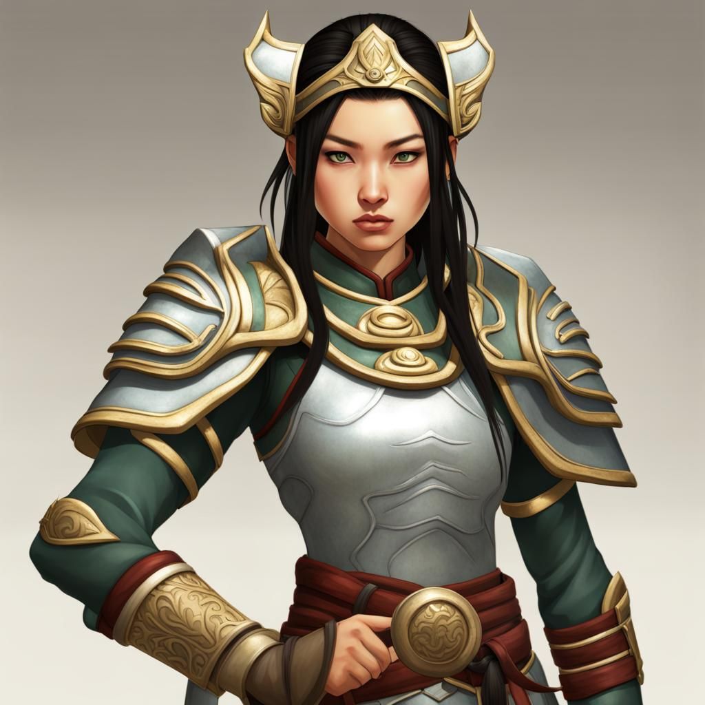 Tough Earth Kingdom Guard Woman Avatar