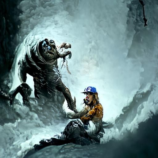 Rancor Devours Rock Star in Horror Art
