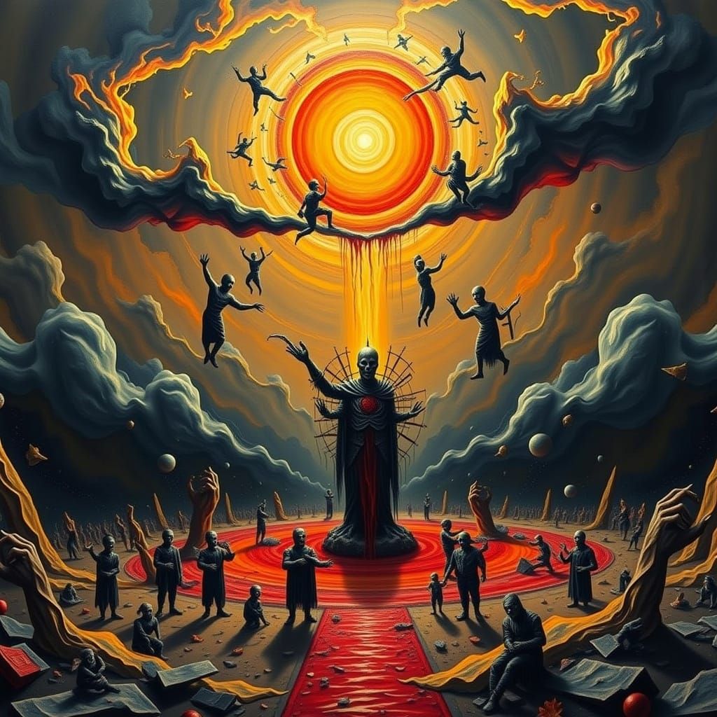 Surreal Heavy Metal Music Visualization