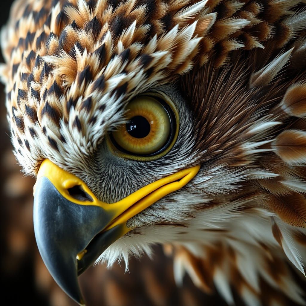 Eagle Eye View in Hyperrealism Style
