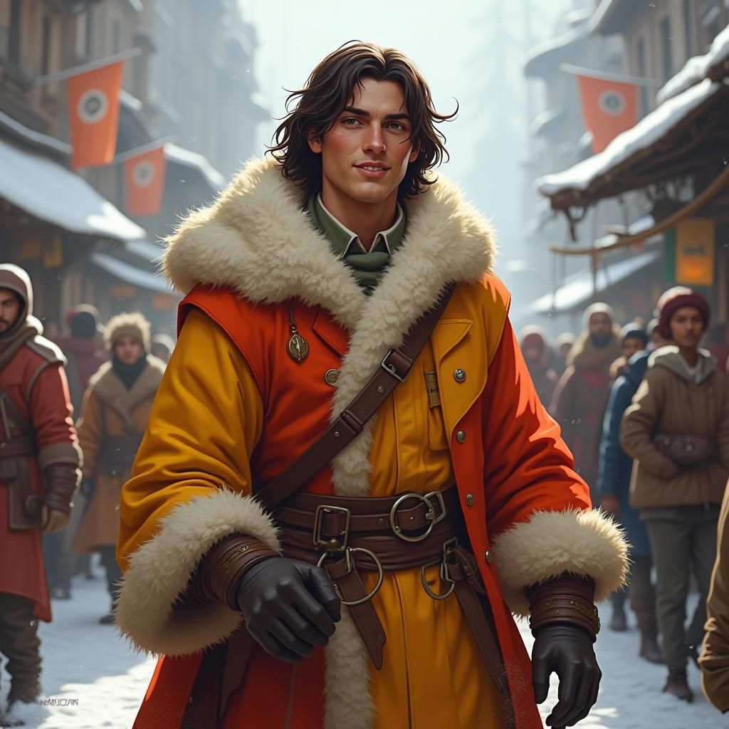 Character named Rason Pool. He is a fantasy cleric of the go...