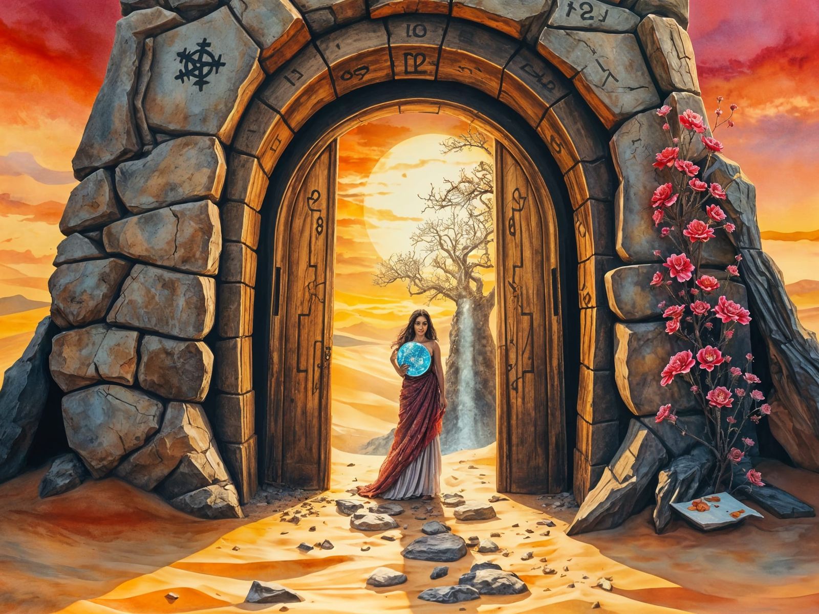 The doors to the goddess's domain