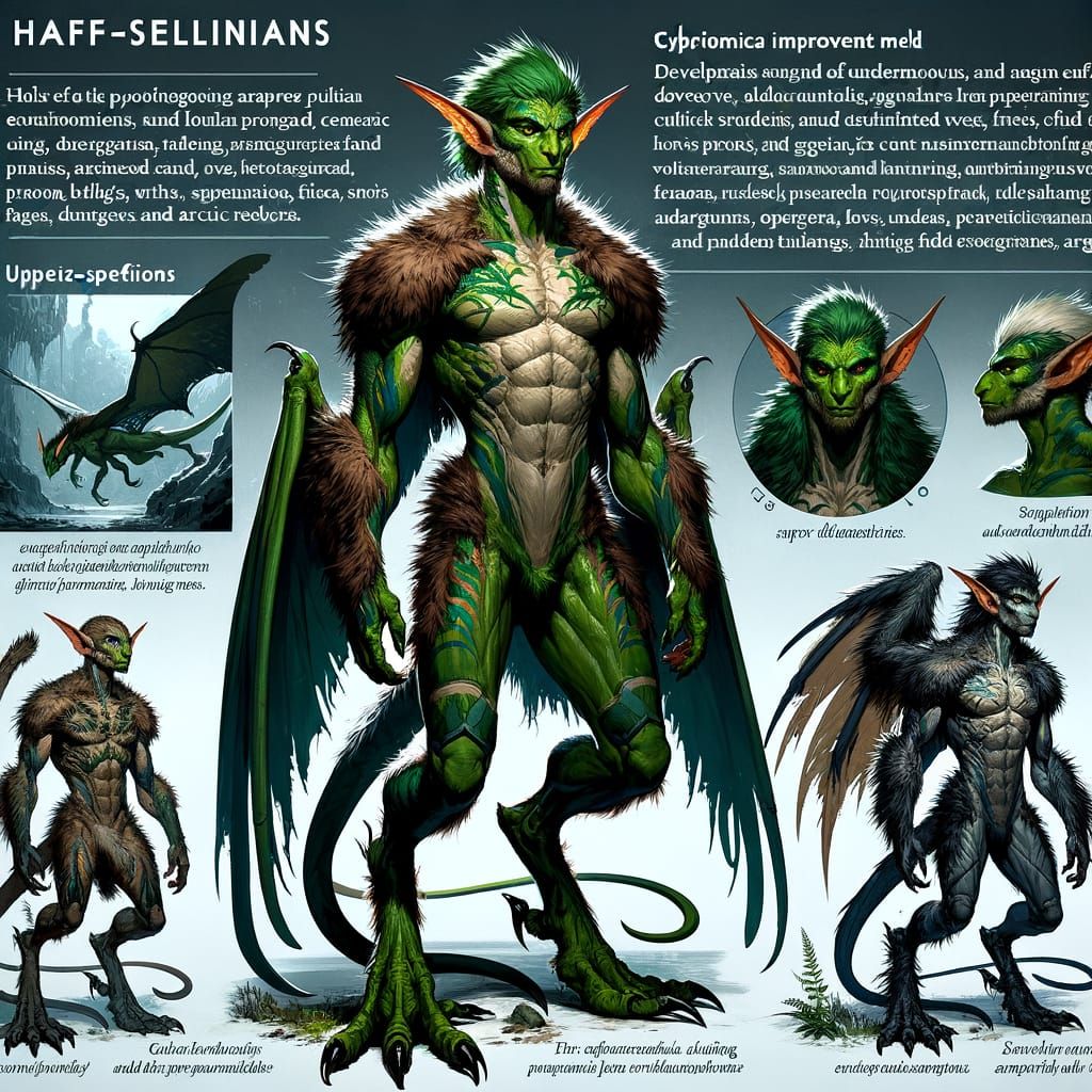 Karinians: Evolved Half-Elves with Cybernetic and Primal Ada...