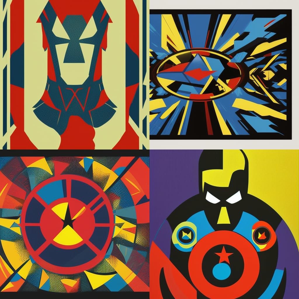 Marvel Pop Art Screen Print in 8K