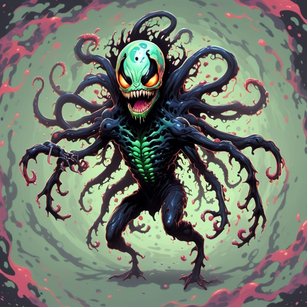 Symbiotic Wisp Creature: Bioluminescent Biohazard