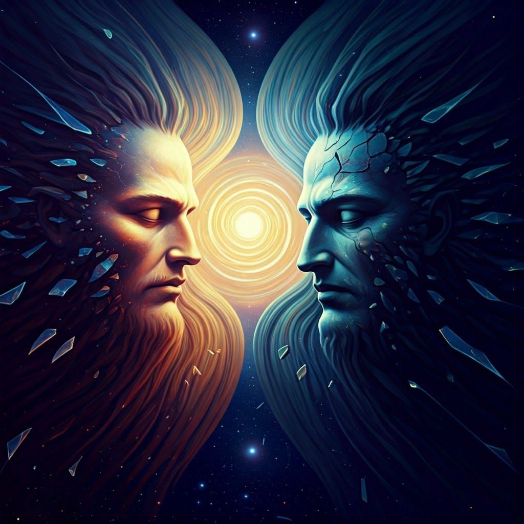 Two omnipotent deities from separate dimensions collide 2