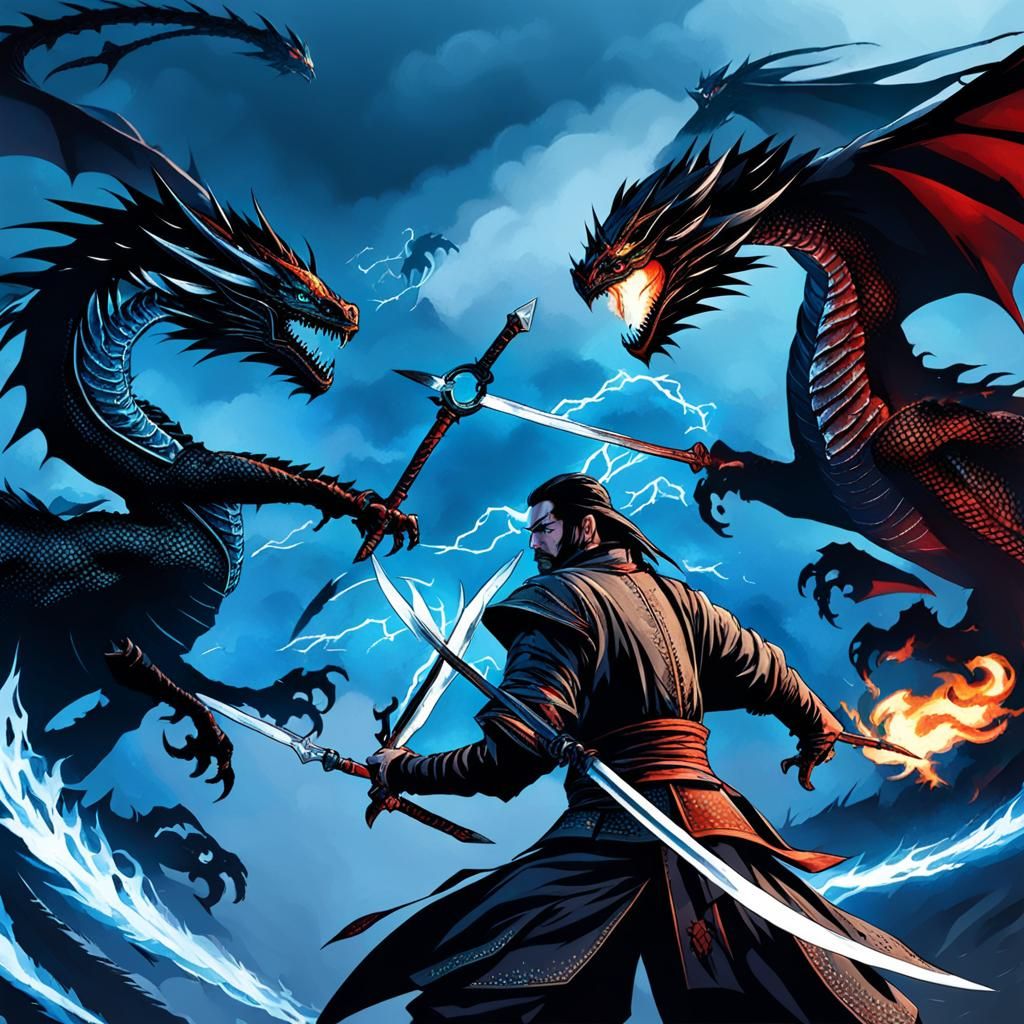 Fire and Ice Assassins Duel on Dragons