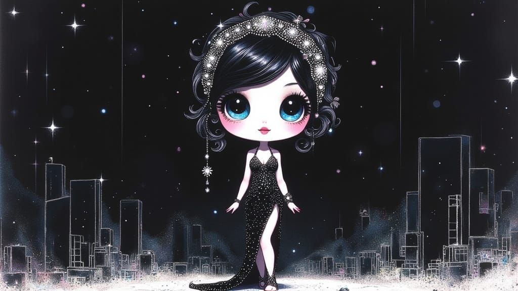 NYC Chibi Betty Boop Flapper