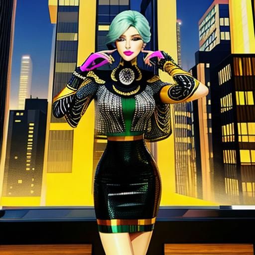 Abstract Beauty Generated by AI