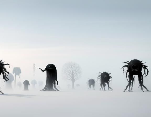 Eerie Horror Scene with Cool Atmosphere