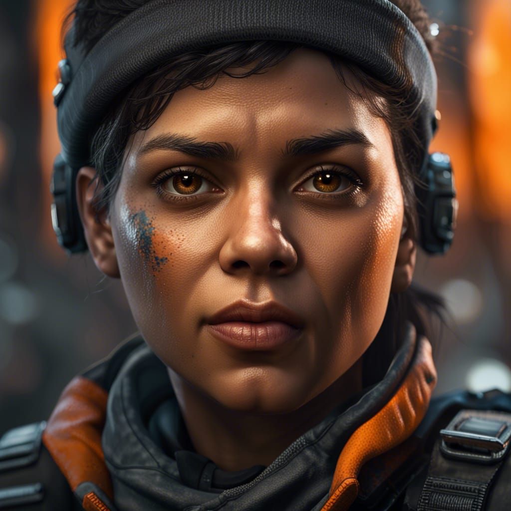 The Division 2 Inspired Character Portrait