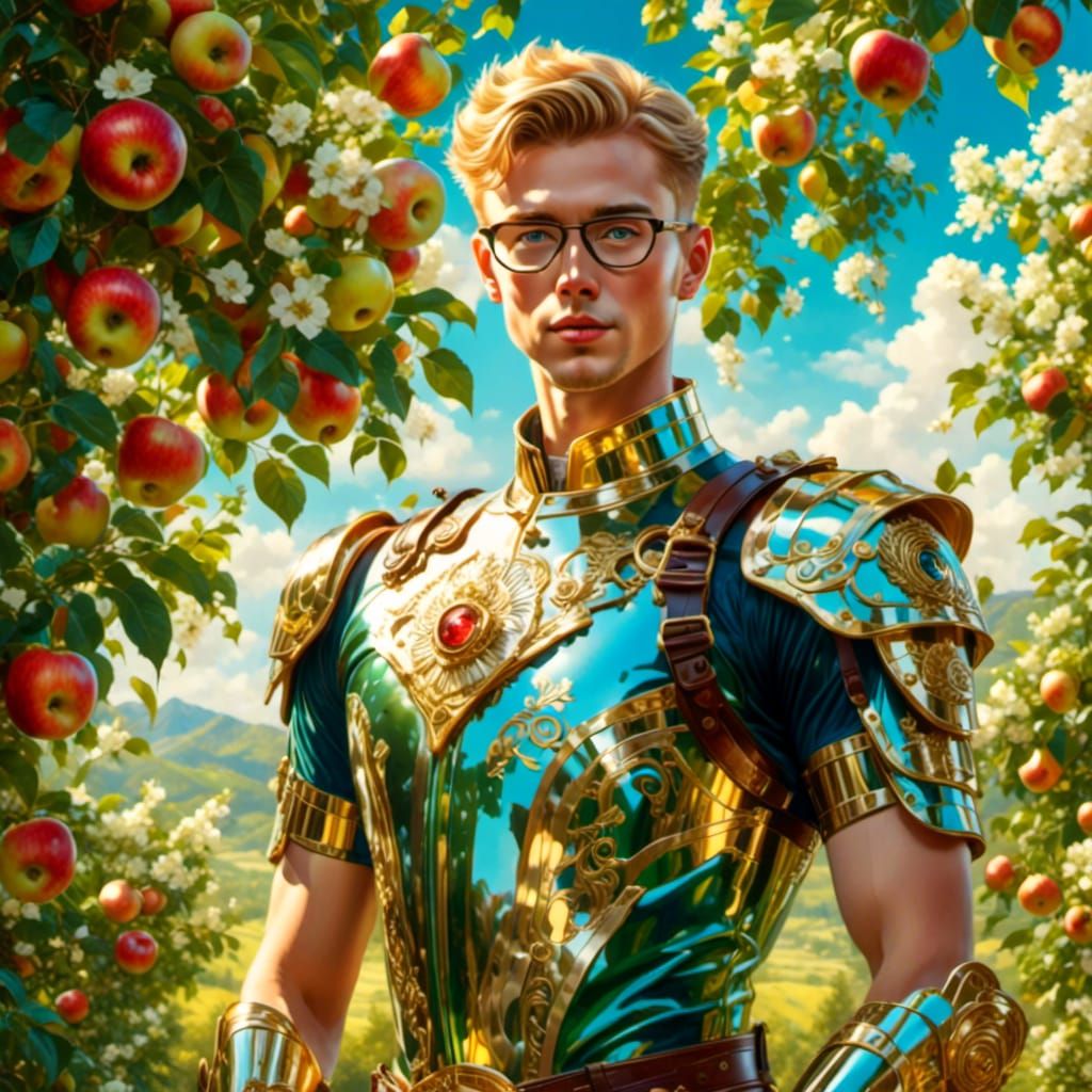 Soldier Returns to Orchard Home at Dawn