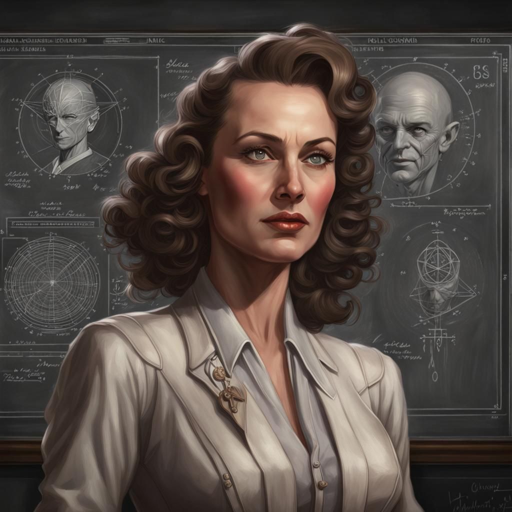 Paulette Goddard as Esoteric Science Professor