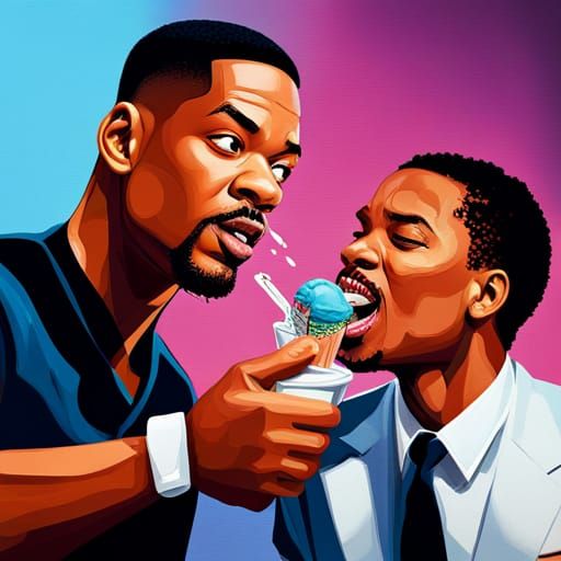 Hyperrealistic Will Smith Punches Chris Rock