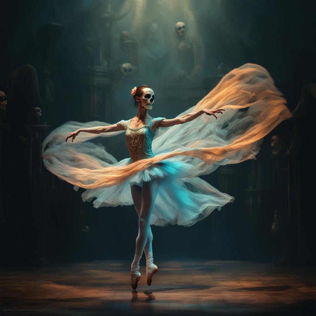 Undead Ballerina in Theatre of Skulls