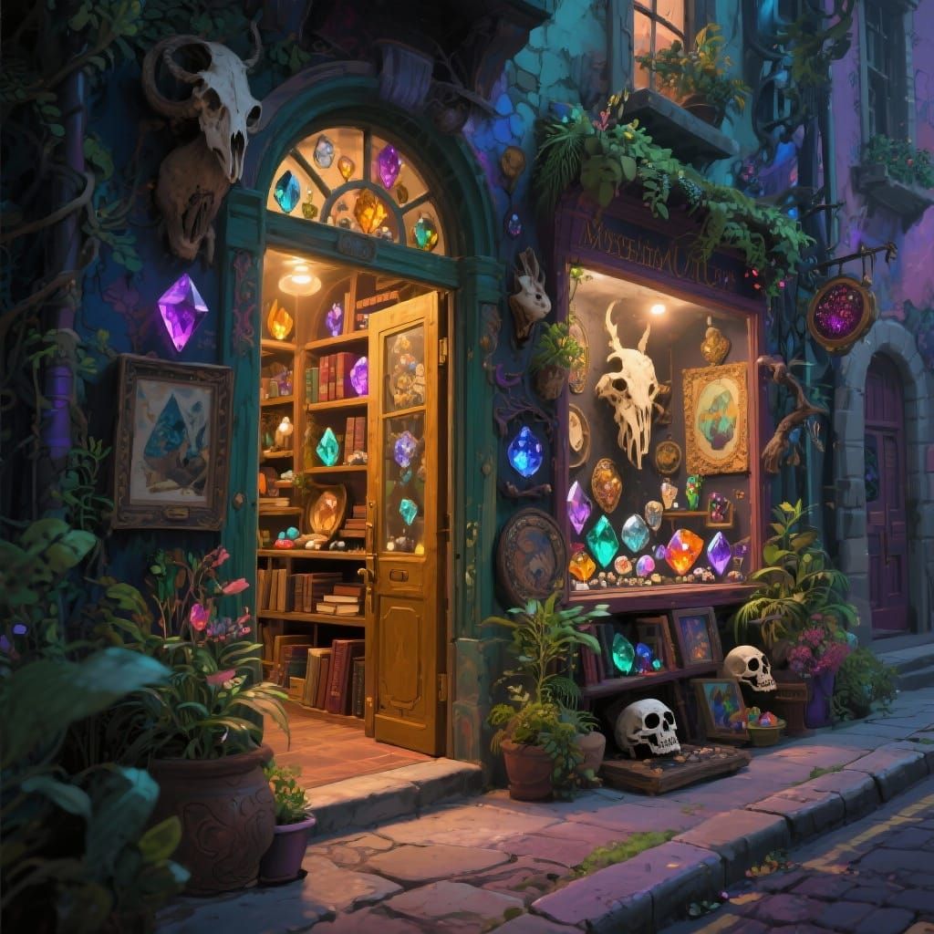 Enchanting Mini-Museum Concept Art