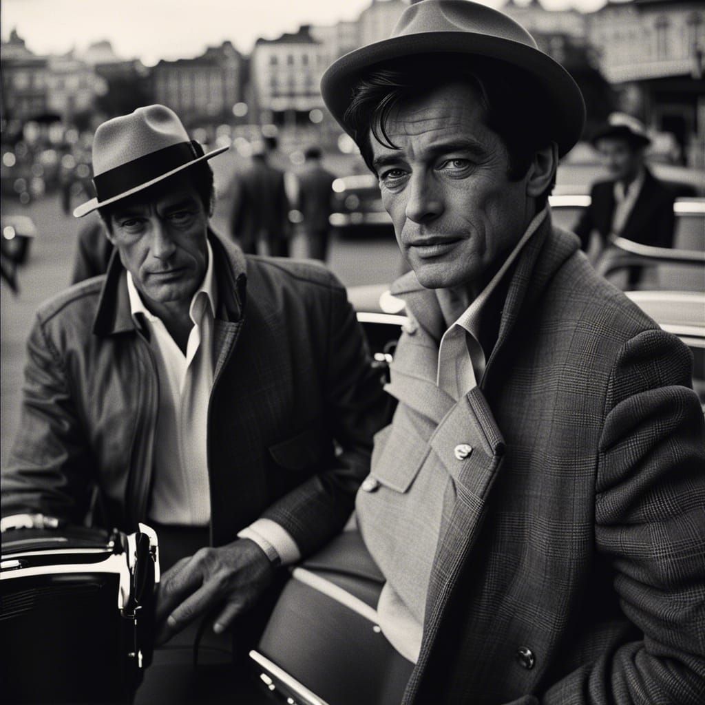 Timeless Portrait of Two Film Legends