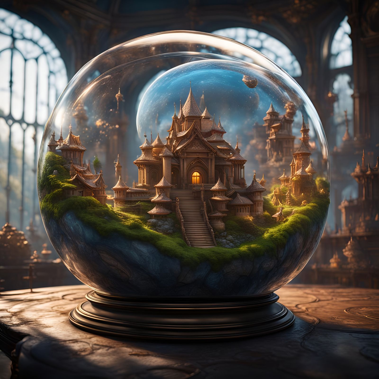 Worlds Within Worlds: Hyperrealistic Unreal Engine Scene