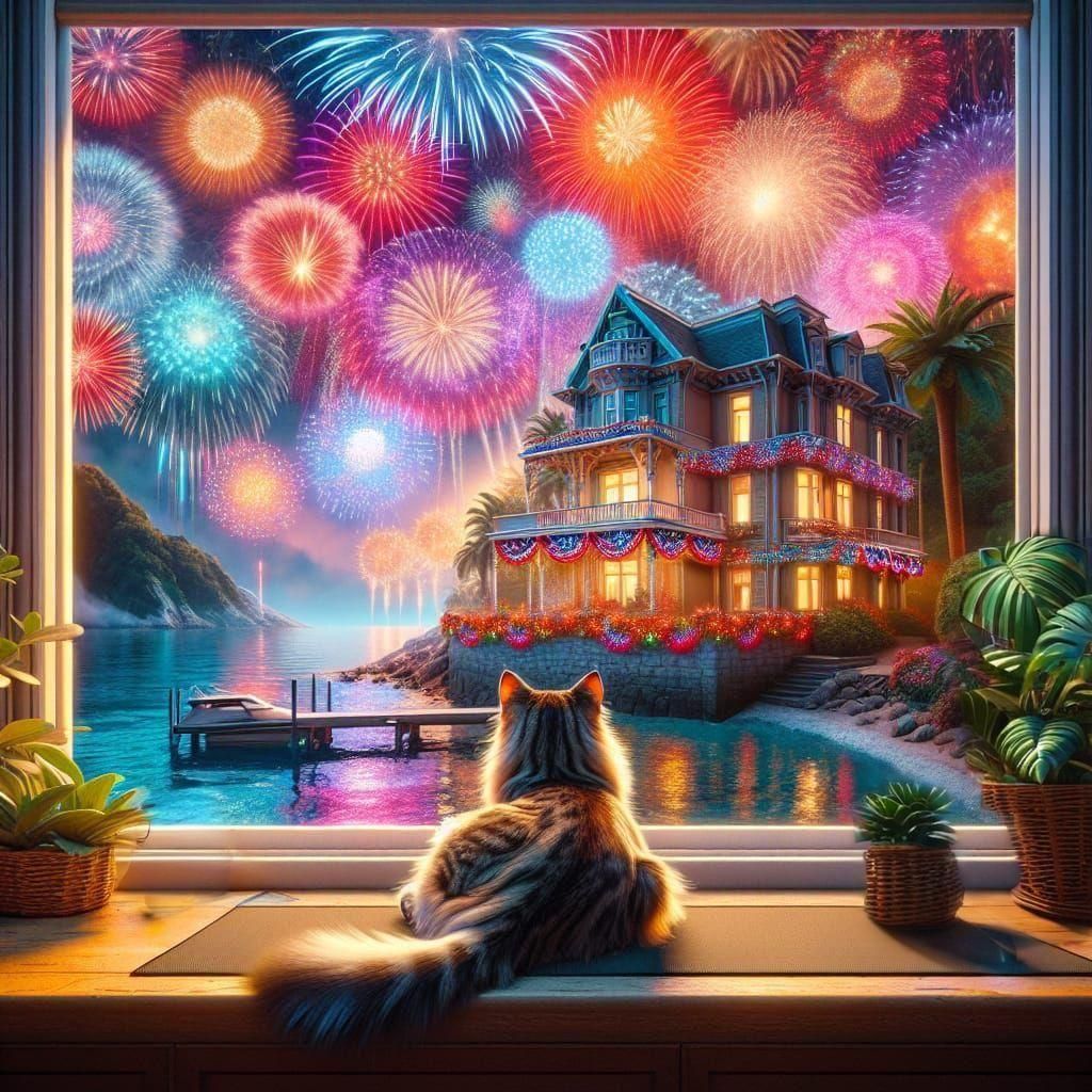 Succulent Houseplant in Wicker Basket: Detailed Matte Painti...