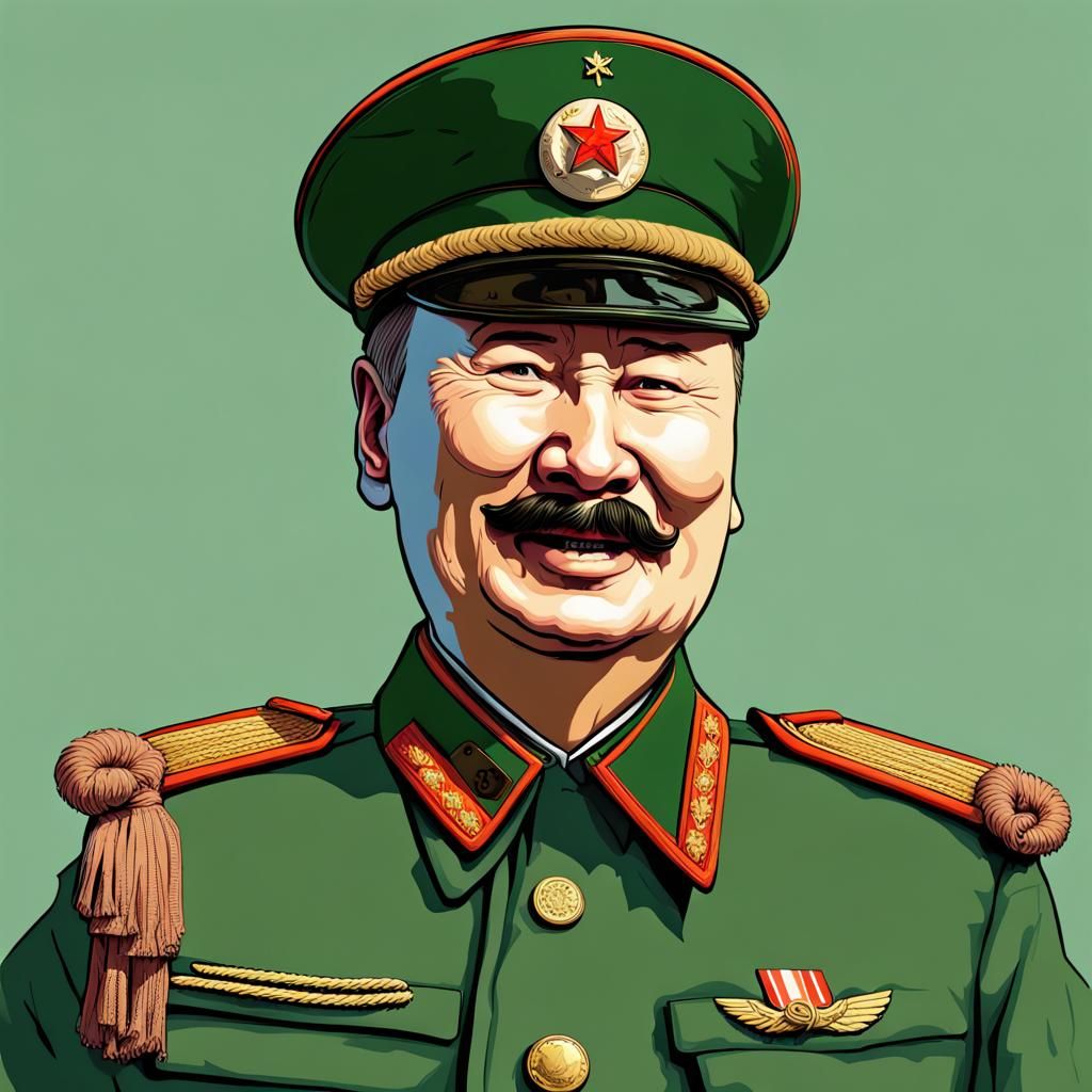 Leaders Laughing Over Corpses: Hyperrealistic Concept Art